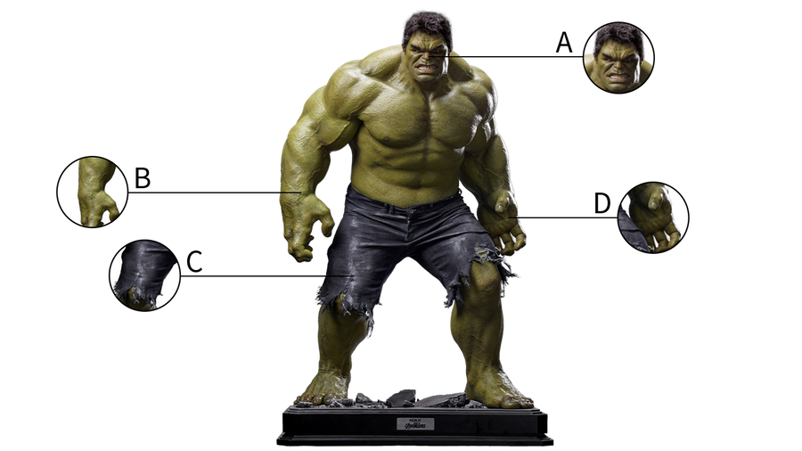 Marvel Avengers Hulk 1/3 Scale