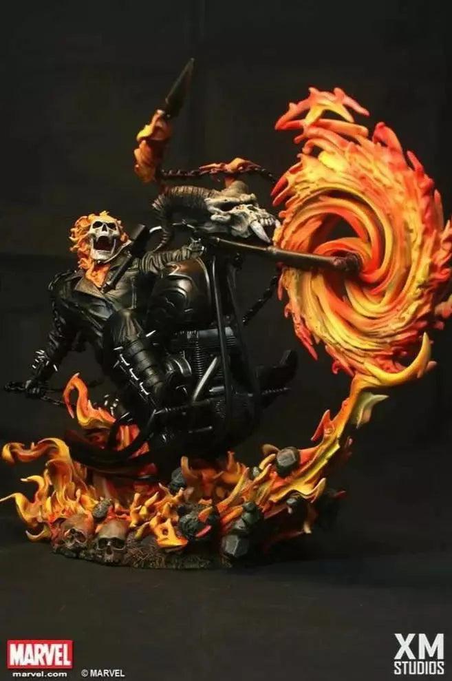 Ghost Rider Statue stands