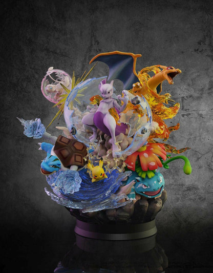 Pokemon Resin Statue