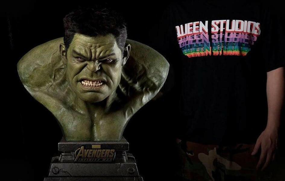 Hulk Lifesize Bust