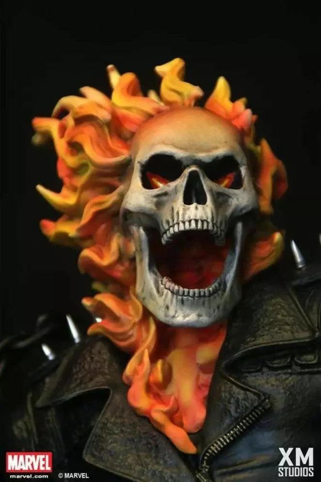 Ghost Rider Statue stands 