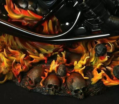 Ghost Rider Statue stands 