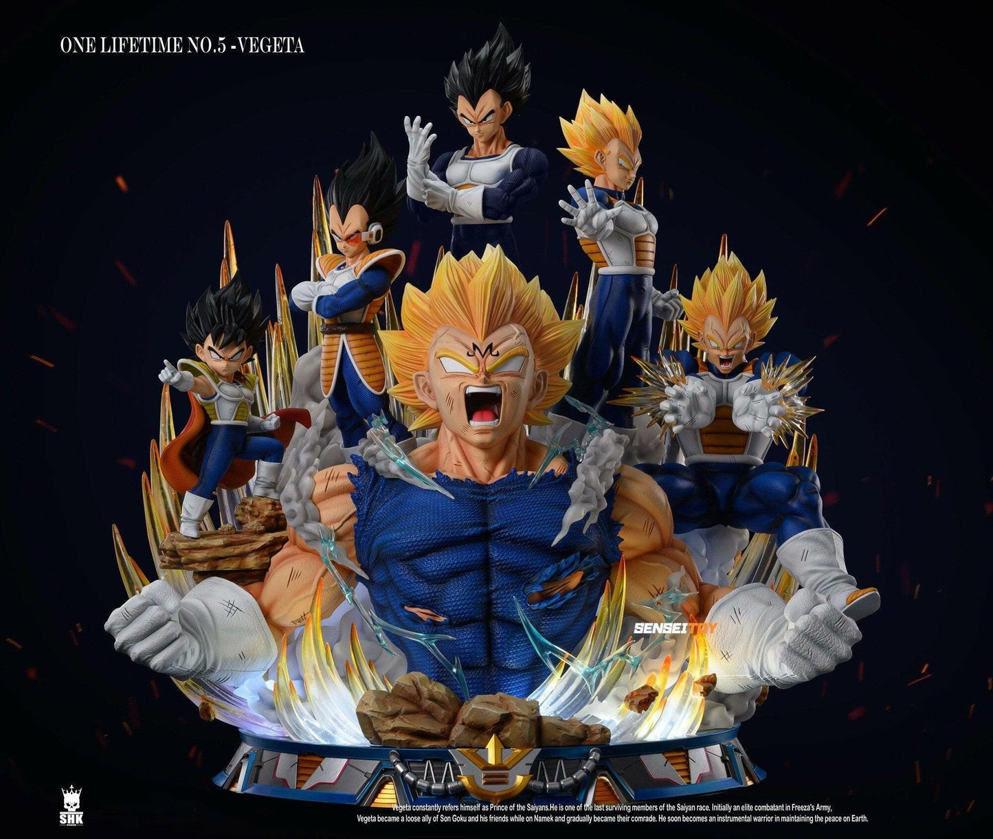 Vegeta Diorama SHK Resin Statue