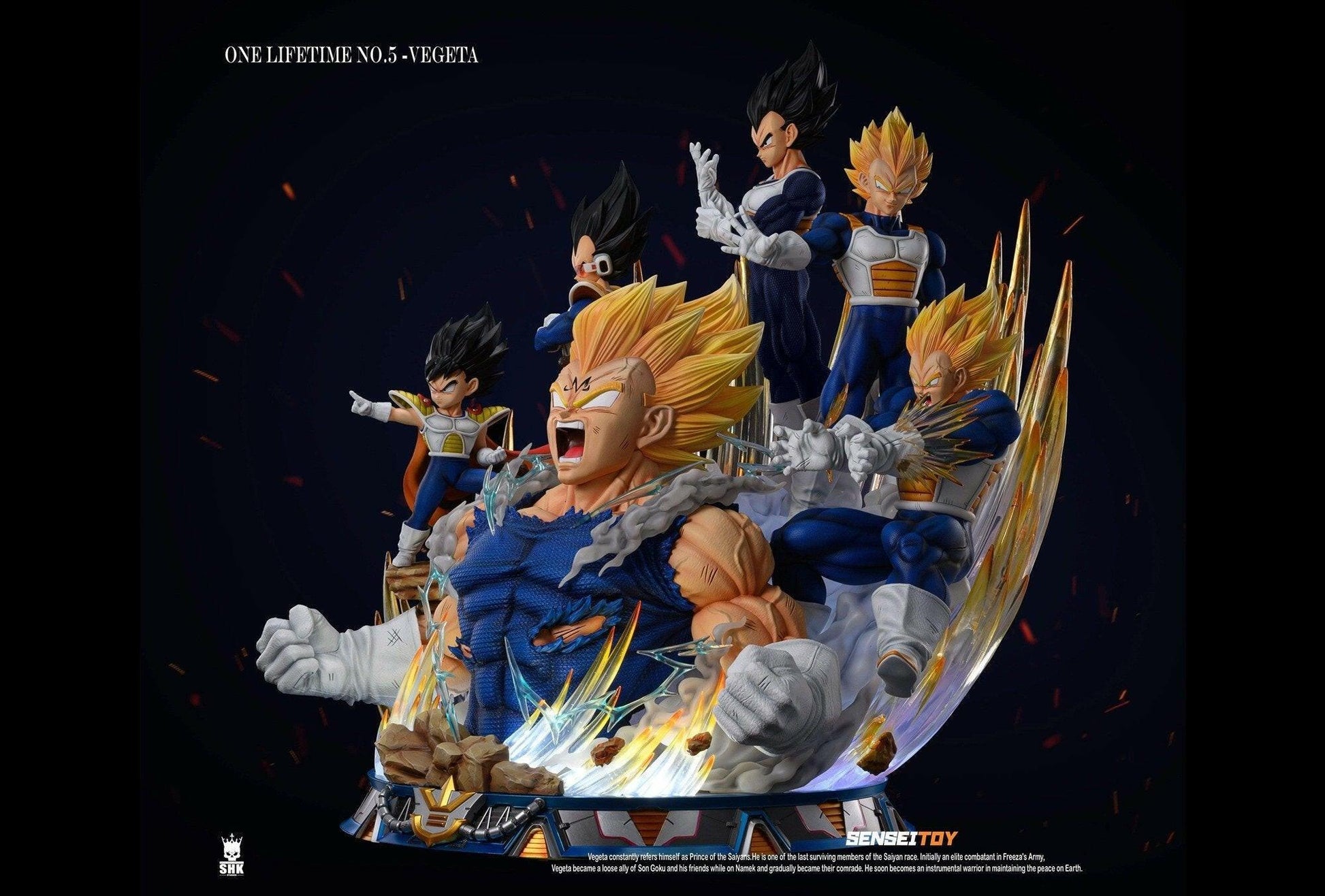 Vegeta Diorama SHK Resin Statue