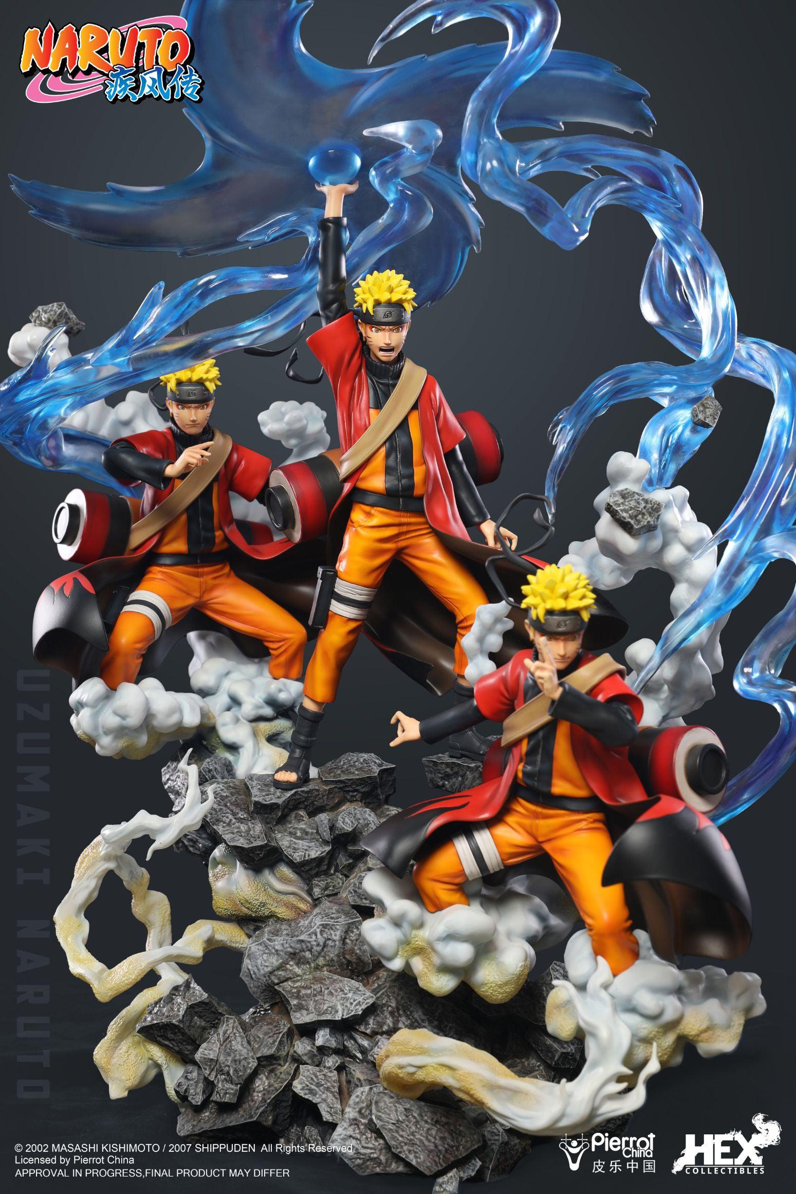 Uzumaki Naruto Senjutsu Shuriken Statue.