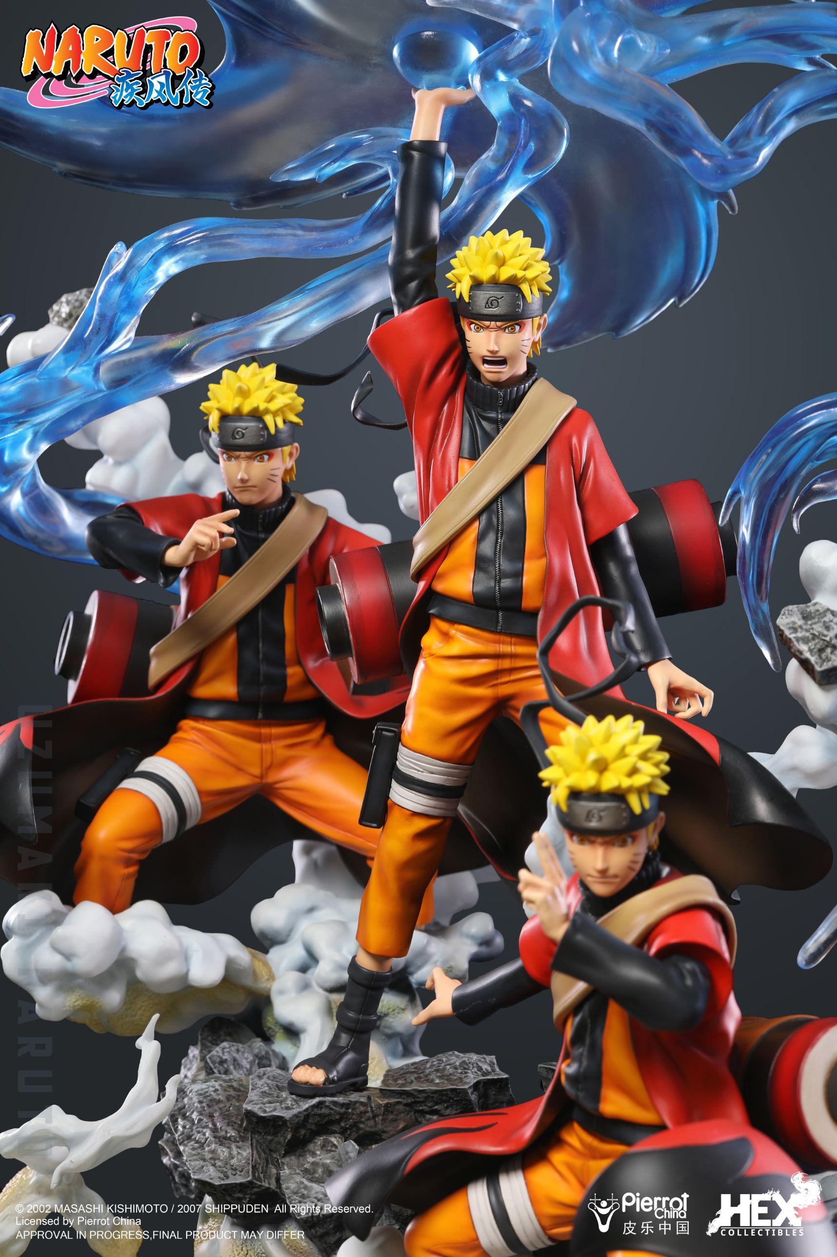 Uzumaki Naruto Senjutsu Shuriken Statue.